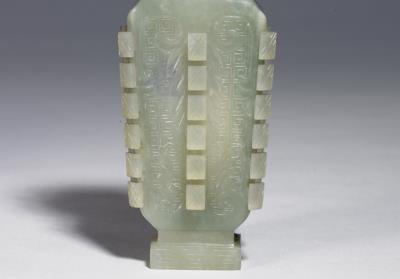 图片[3]-Jade flat vase, Qing dynasty (1644-1911)-China Archive